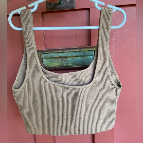 Babaton sculpt knit crop top - Picture 2 of 3